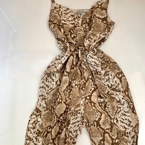 Fashion Trend , Snake Print jumpsuit
